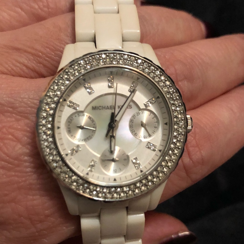 Michael Kors white watch